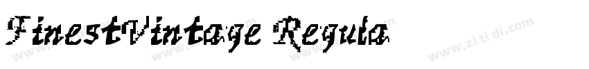 FinestVintage Regula字体转换